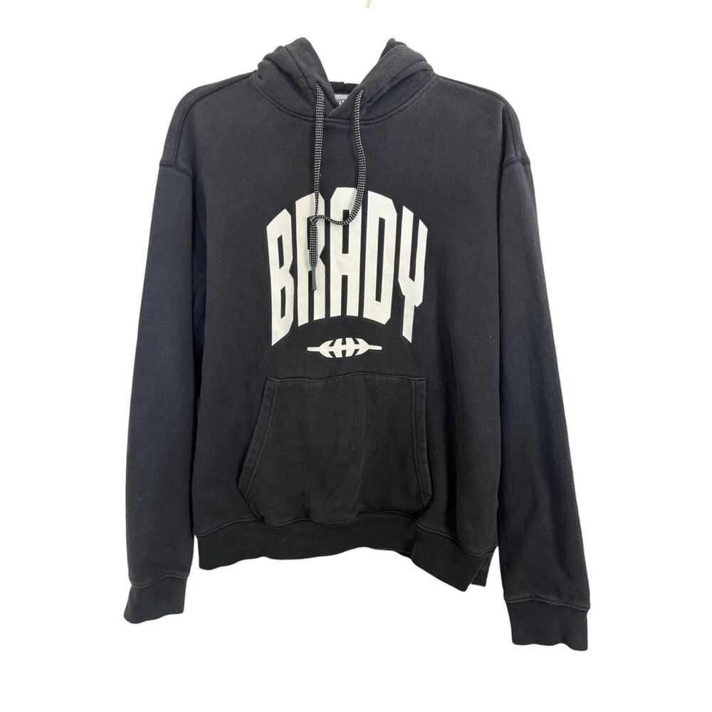 Brady Men’s Black Pullover Hoodie Sweatshirt Size Medium